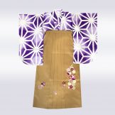 着物：麻の葉紫　/　袴：芥子99