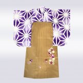 着物：麻の葉紫　/　袴：芥子99