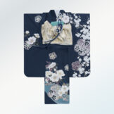 紺に白梅